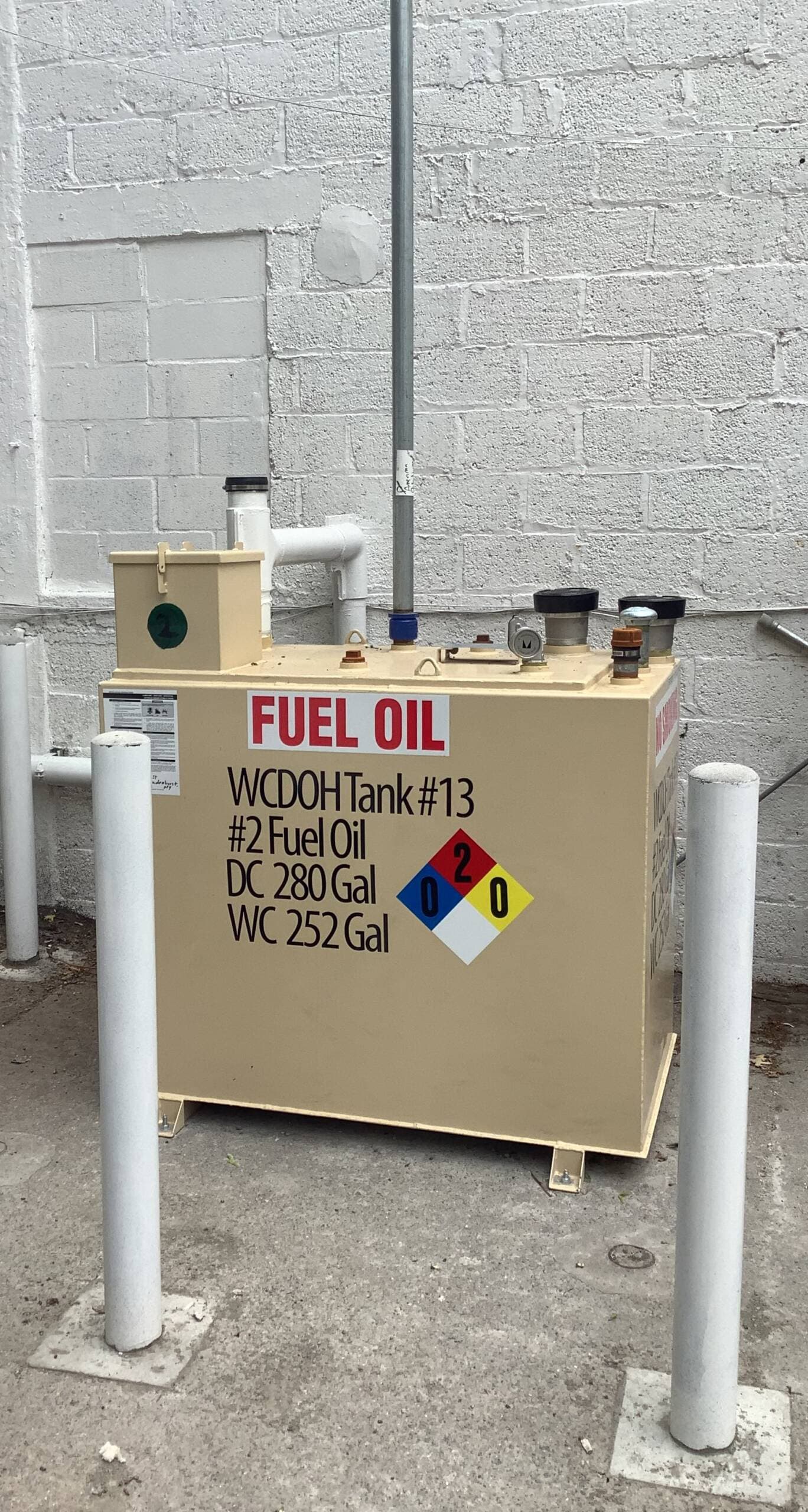 Aboveground Heating Oil Tank Installation at Mount Kisco, NY (Westchester County)
